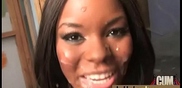  Naughty black wife gang banged by white friends 13